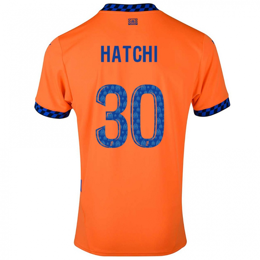 Børn Anaïs Hatchi #30 Orange Mørkeblå Tredje Sæt Spillertrøjer 2024/25 Trøje T-Shirt