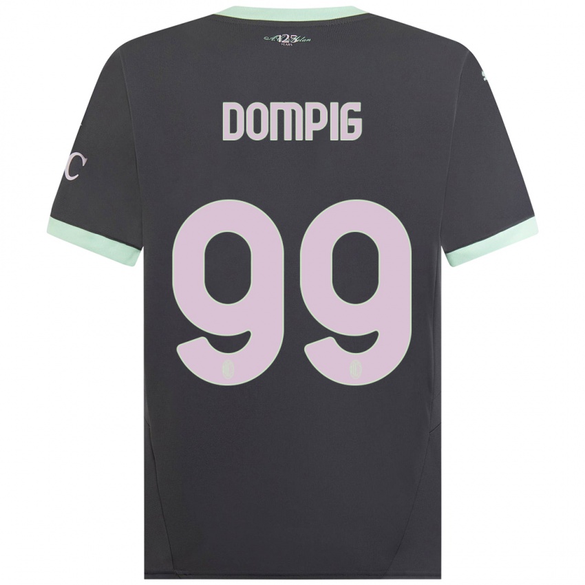 Børn Chanté Dompig #99 Grå Tredje Sæt Spillertrøjer 2024/25 Trøje T-Shirt