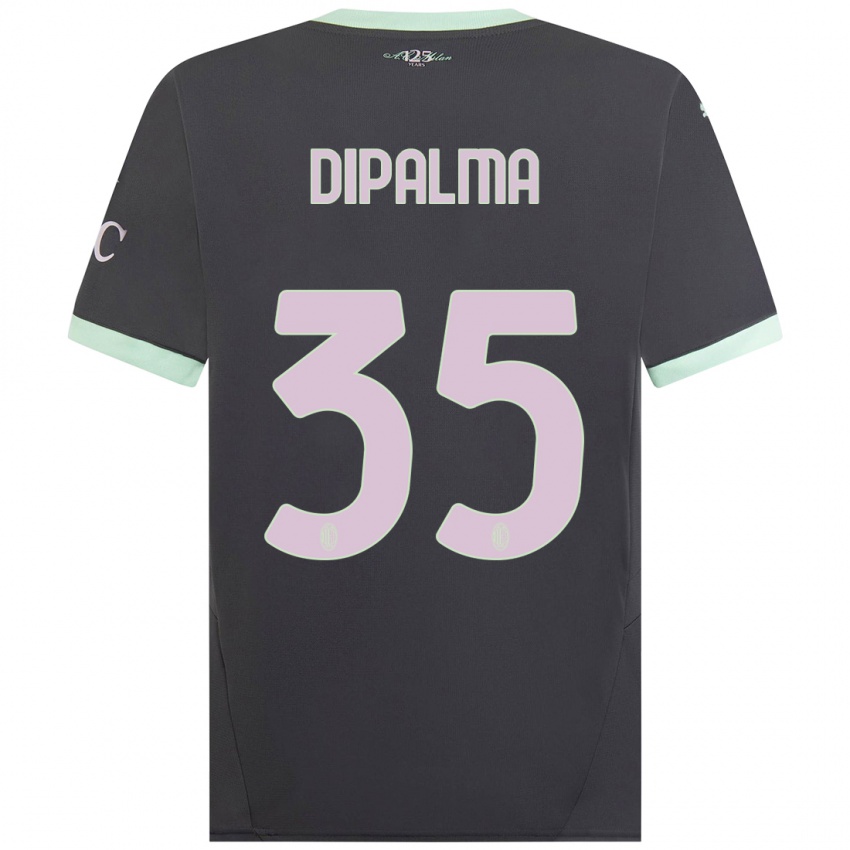 Børn Matteo Dipalma #35 Grå Tredje Sæt Spillertrøjer 2024/25 Trøje T-Shirt