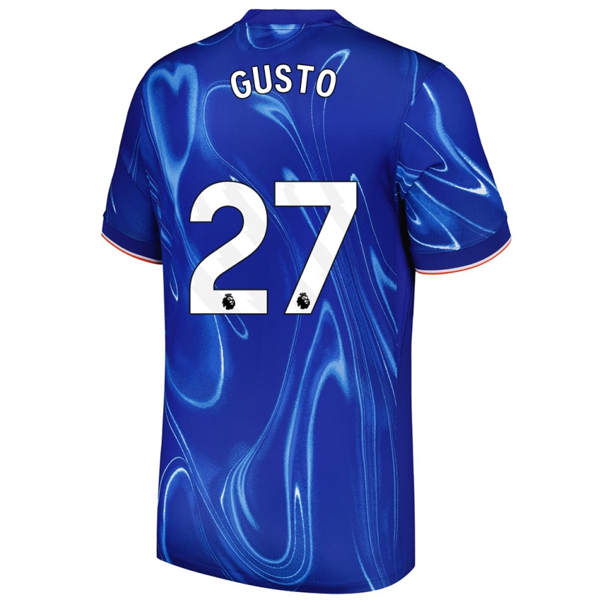 Mænd Malo Gusto #27 Blå Hvid Hjemmebane Spillertrøjer 2024/25 Trøje T-Shirt