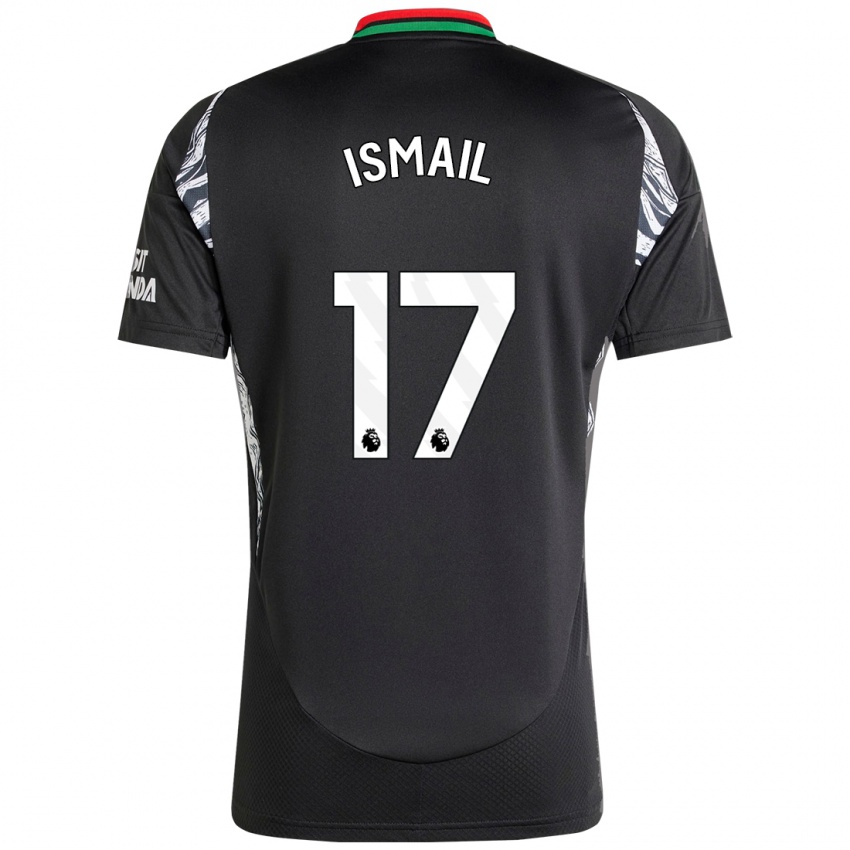 Mænd Cam'ron Ismail #17 Sort Udebane Spillertrøjer 2024/25 Trøje T-Shirt