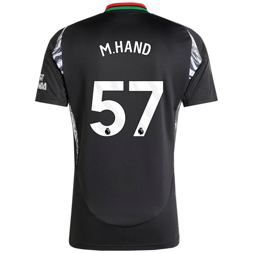 Mænd Ismail Oulad M'hand #57 Sort Udebane Spillertrøjer 2024/25 Trøje T-Shirt