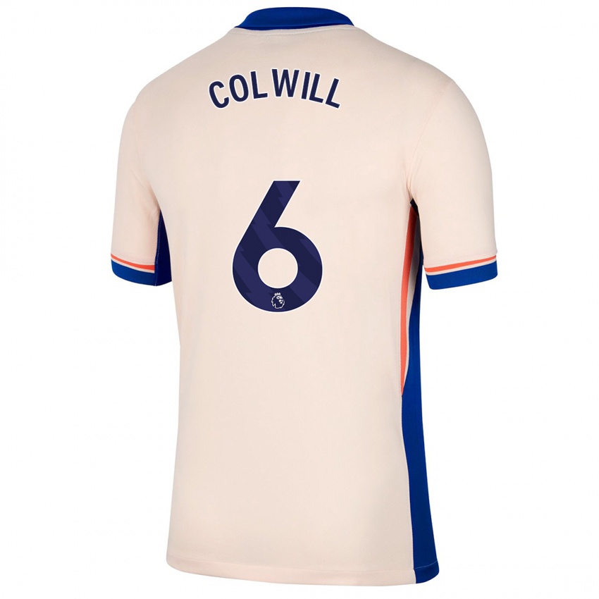 Mænd Levi Colwill #6 Lys Beige Udebane Spillertrøjer 2024/25 Trøje T-Shirt