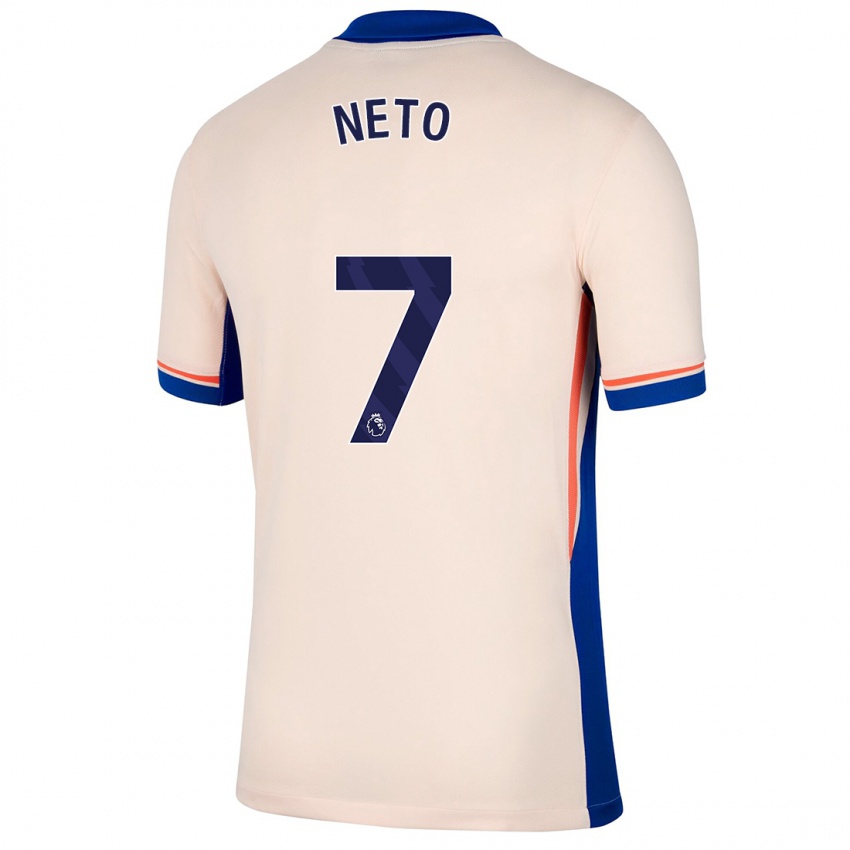 Mænd Pedro Neto #7 Lys Beige Udebane Spillertrøjer 2024/25 Trøje T-Shirt