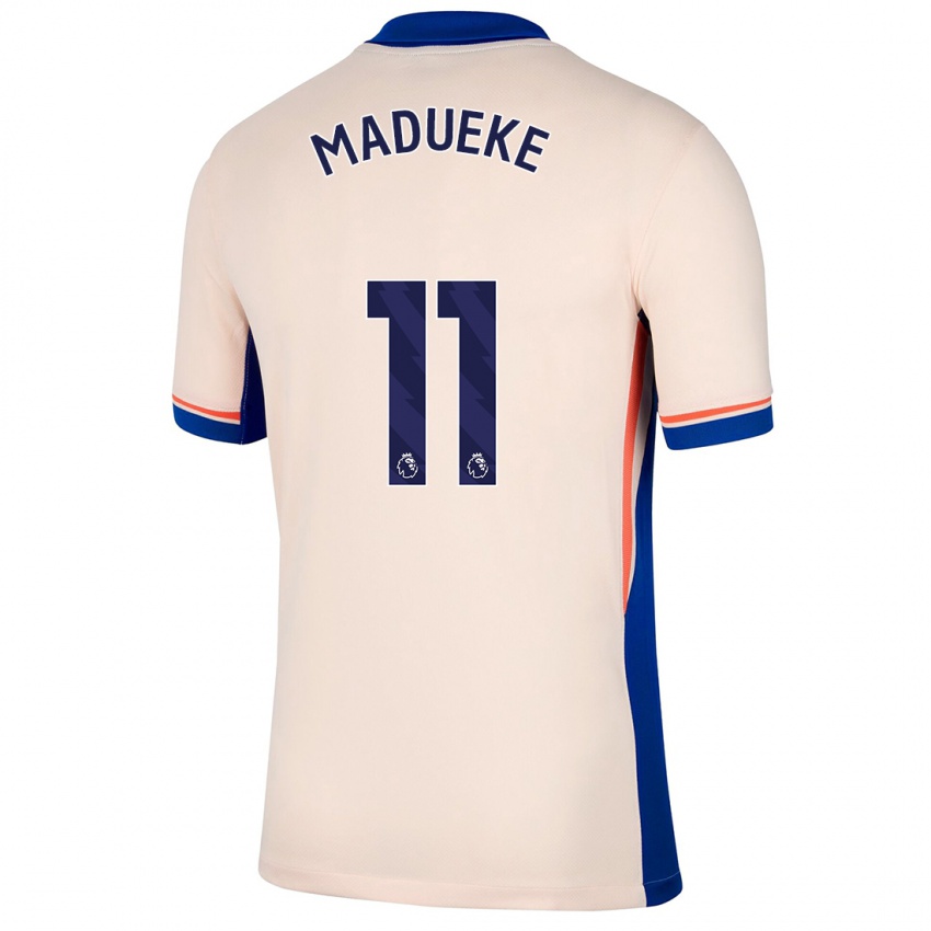 Mænd Noni Madueke #11 Lys Beige Udebane Spillertrøjer 2024/25 Trøje T-Shirt