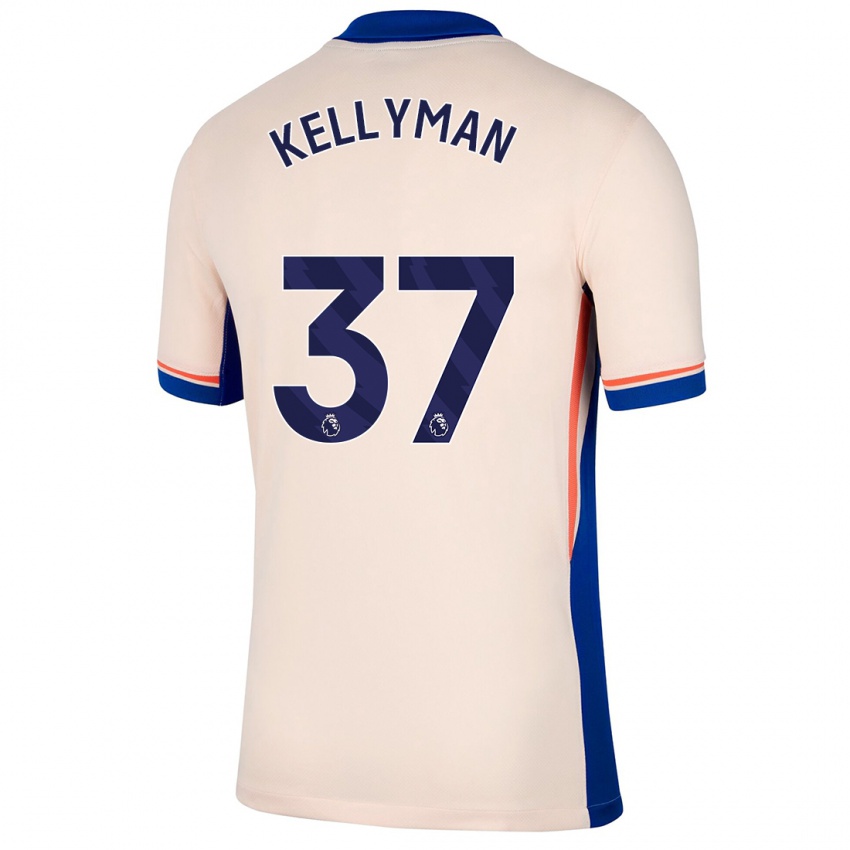 Mænd Omari Kellyman #37 Lys Beige Udebane Spillertrøjer 2024/25 Trøje T-Shirt