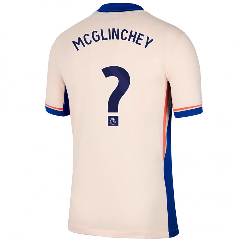 Mænd Harry Mcglinchey #0 Lys Beige Udebane Spillertrøjer 2024/25 Trøje T-Shirt