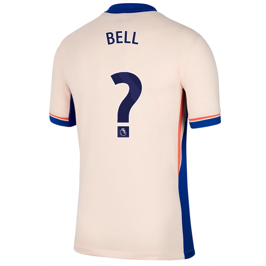 Mænd Toby Bell #0 Lys Beige Udebane Spillertrøjer 2024/25 Trøje T-Shirt