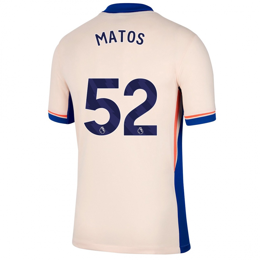 Mænd Alex Matos #52 Lys Beige Udebane Spillertrøjer 2024/25 Trøje T-Shirt