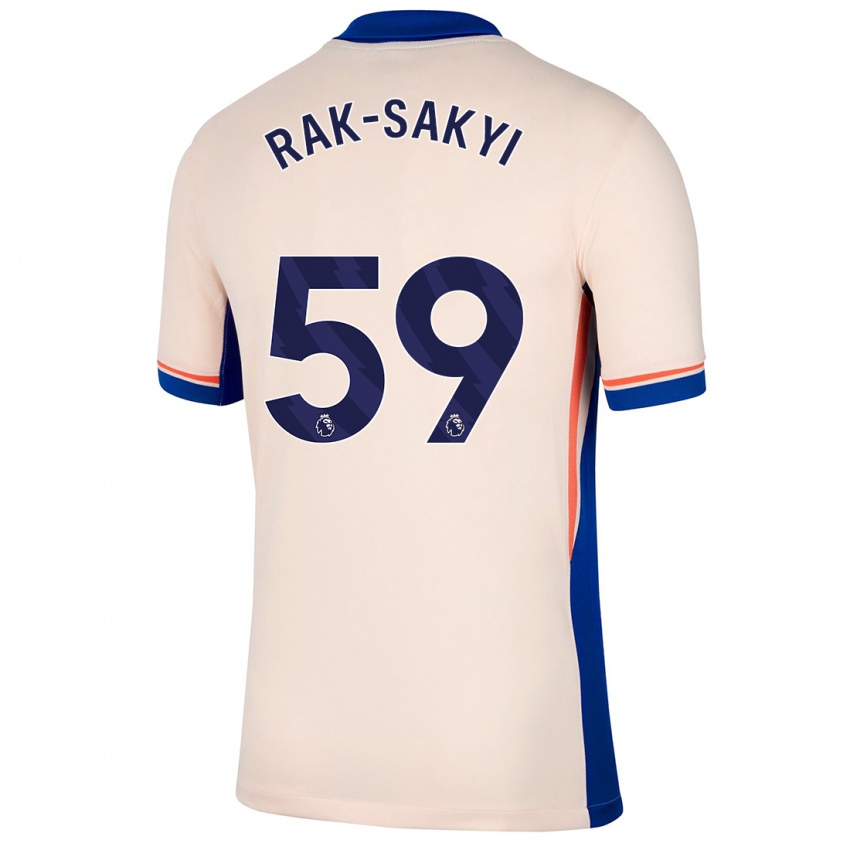 Mænd Sam Rak-Sakyi #59 Lys Beige Udebane Spillertrøjer 2024/25 Trøje T-Shirt