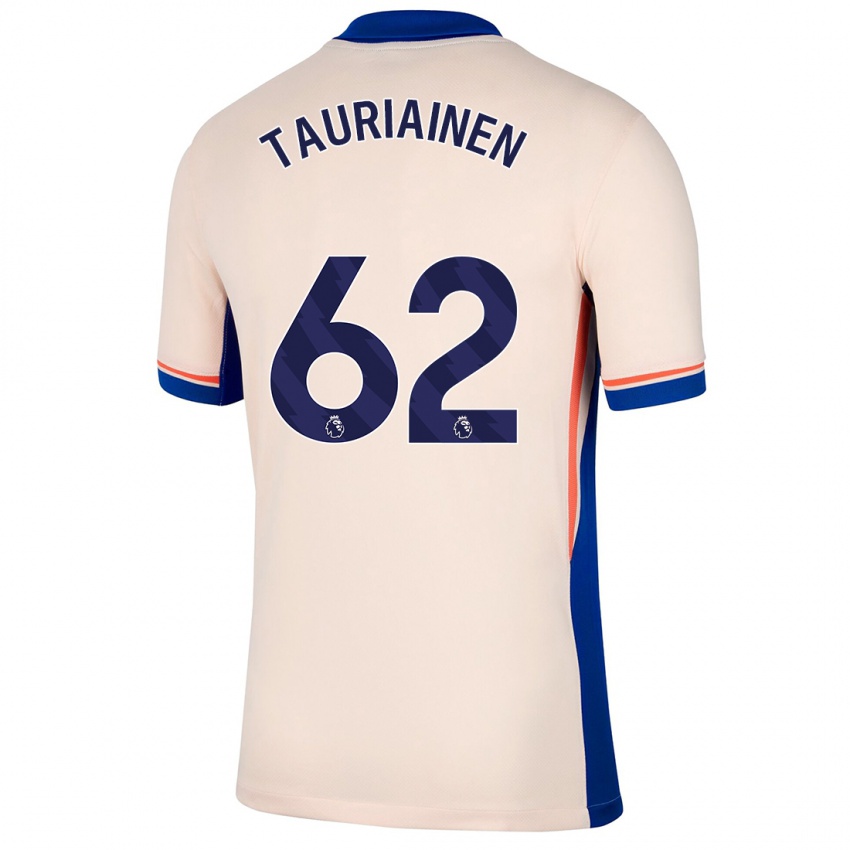 Mænd Jimi Tauriainen #62 Lys Beige Udebane Spillertrøjer 2024/25 Trøje T-Shirt