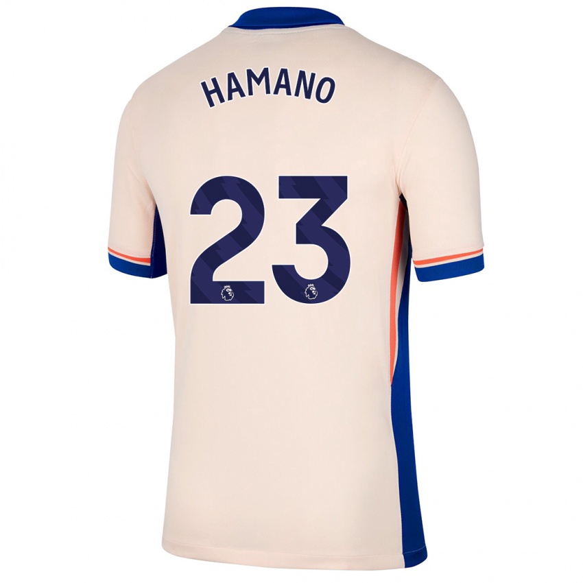 Mænd Maika Hamano #23 Lys Beige Udebane Spillertrøjer 2024/25 Trøje T-Shirt