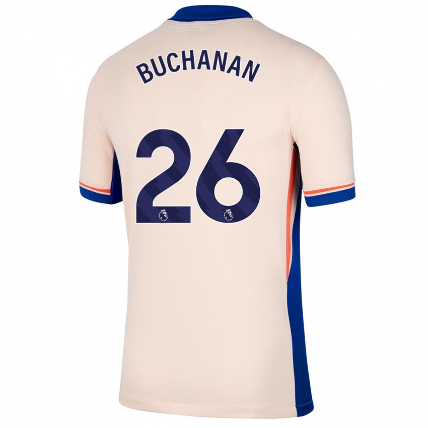 Mænd Kadeisha Buchanan #26 Lys Beige Udebane Spillertrøjer 2024/25 Trøje T-Shirt