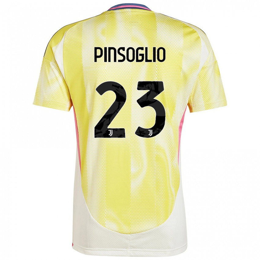 Mænd Carlo Pinsoglio #23 Solgul Udebane Spillertrøjer 2024/25 Trøje T-Shirt