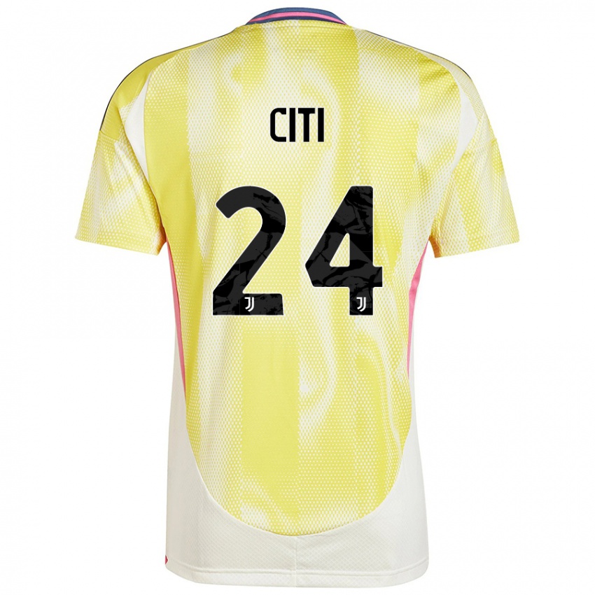 Mænd Alessandro Citi #24 Solgul Udebane Spillertrøjer 2024/25 Trøje T-Shirt