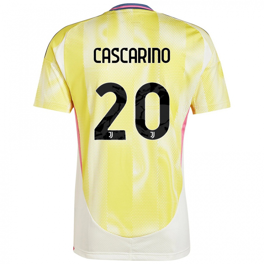 Mænd Estelle Cascarino #20 Solgul Udebane Spillertrøjer 2024/25 Trøje T-Shirt