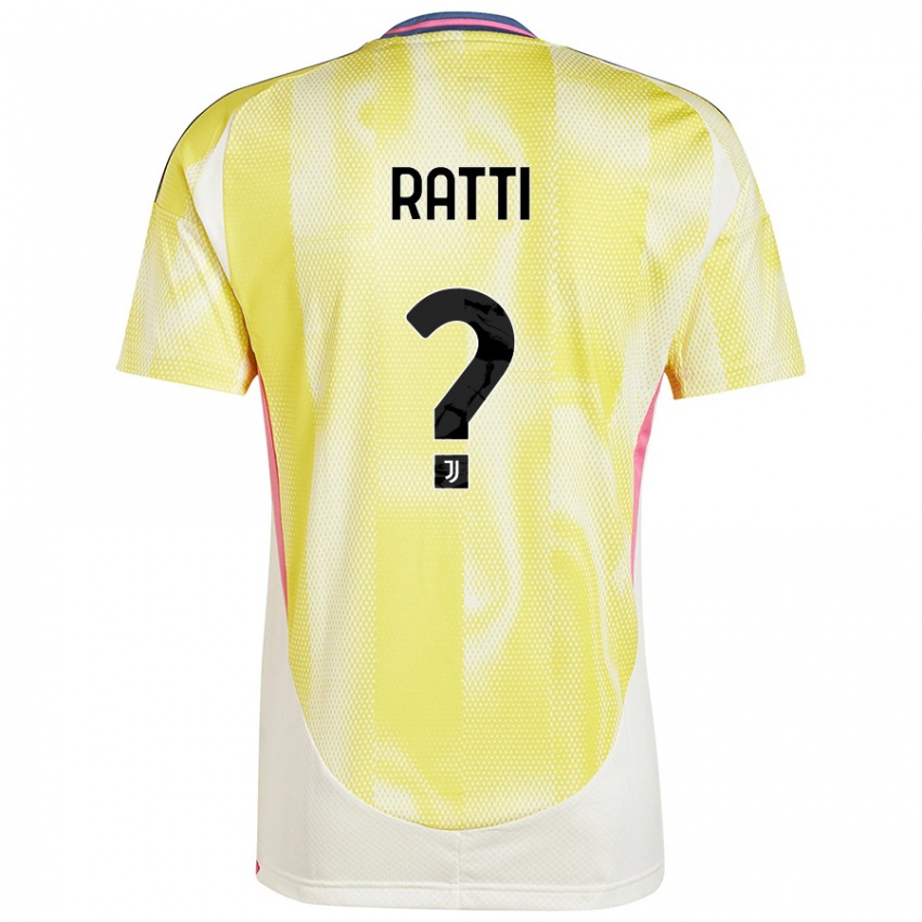 Mænd Leonardo Ratti #0 Solgul Udebane Spillertrøjer 2024/25 Trøje T-Shirt