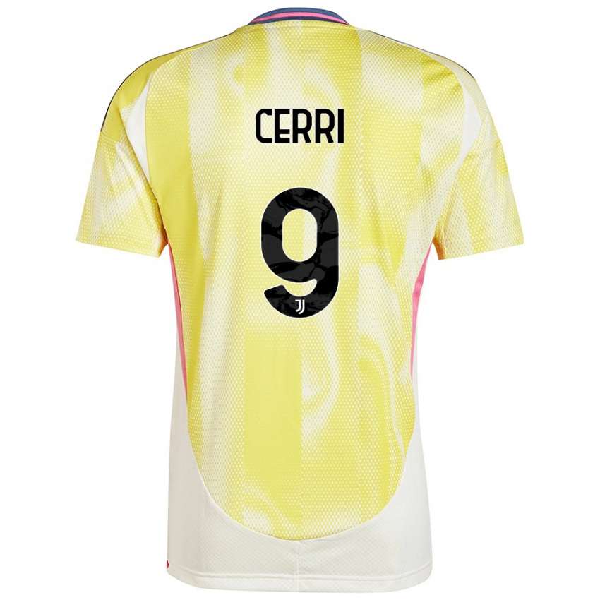 Mænd Leonardo Cerri #9 Solgul Udebane Spillertrøjer 2024/25 Trøje T-Shirt