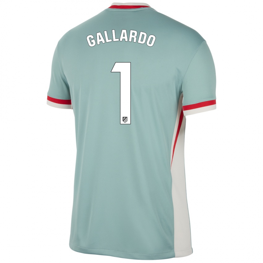 Mænd Lola Gallardo #1 Lys Beige Blå Udebane Spillertrøjer 2024/25 Trøje T-Shirt