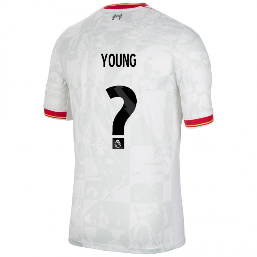 Mænd Ranel Young #0 Hvid Rød Sort Tredje Sæt Spillertrøjer 2024/25 Trøje T-Shirt