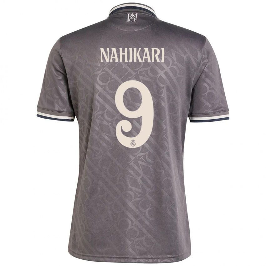 Mænd Nahikari Garcia #9 Trækul Tredje Sæt Spillertrøjer 2024/25 Trøje T-Shirt