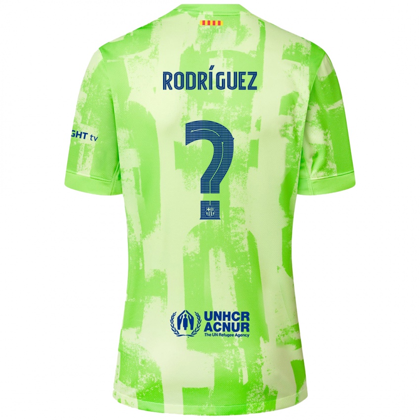 Mænd Alfredo Rodríguez #0 Lime Tredje Sæt Spillertrøjer 2024/25 Trøje T-Shirt