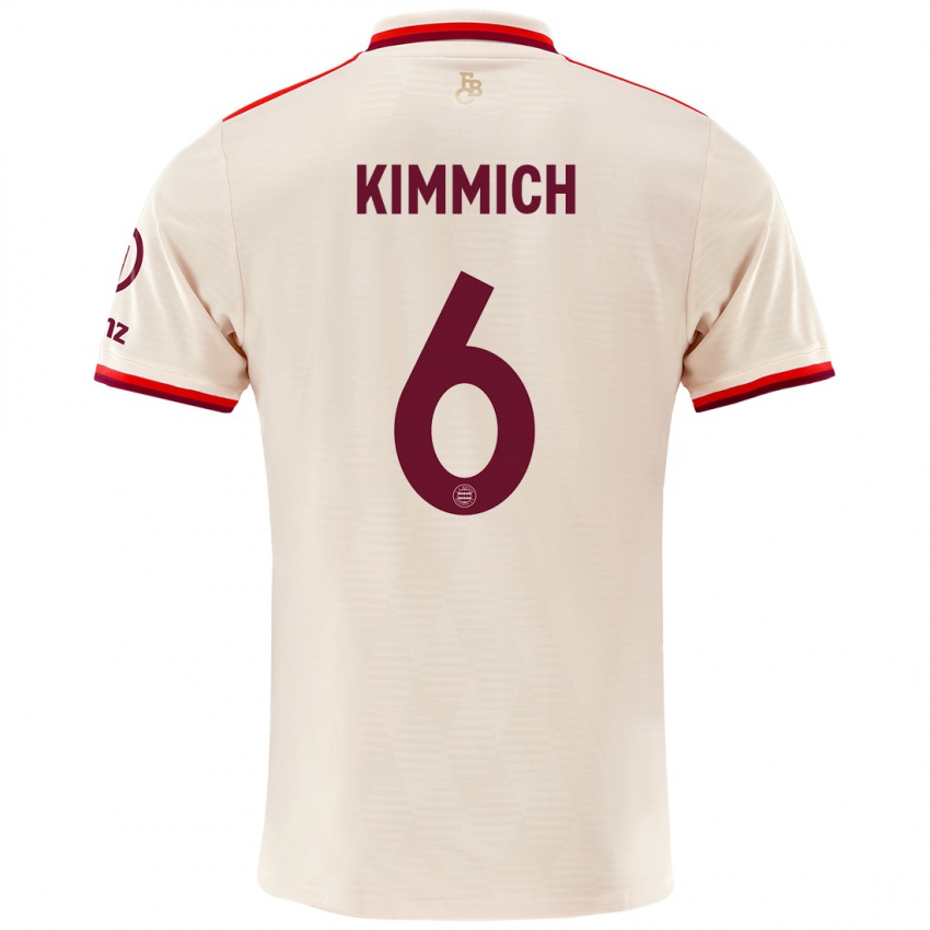 Mænd Joshua Kimmich #6 Linned Tredje Sæt Spillertrøjer 2024/25 Trøje T-Shirt