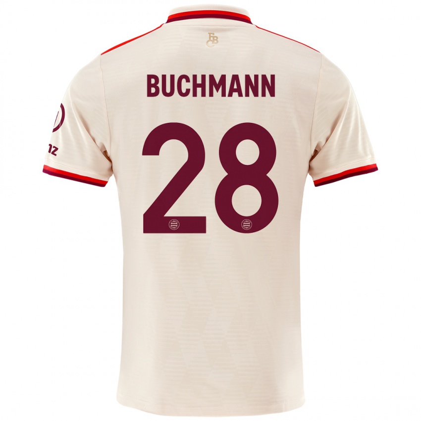 Mænd Tarek Buchmann #28 Linned Tredje Sæt Spillertrøjer 2024/25 Trøje T-Shirt