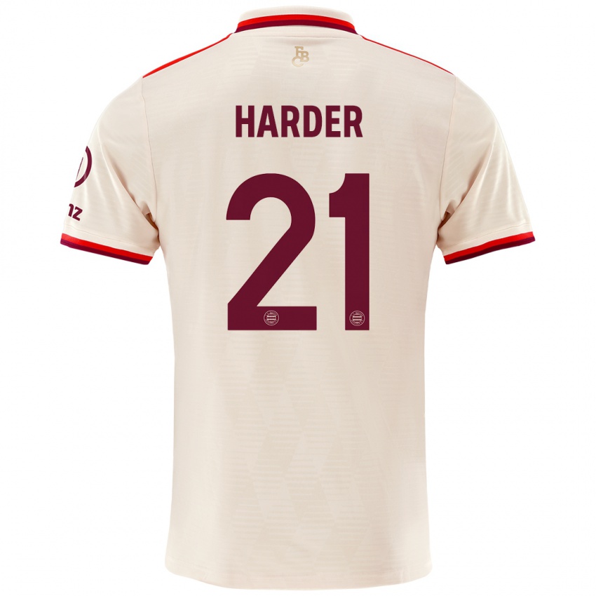 Mænd Pernille Harder #21 Linned Tredje Sæt Spillertrøjer 2024/25 Trøje T-Shirt