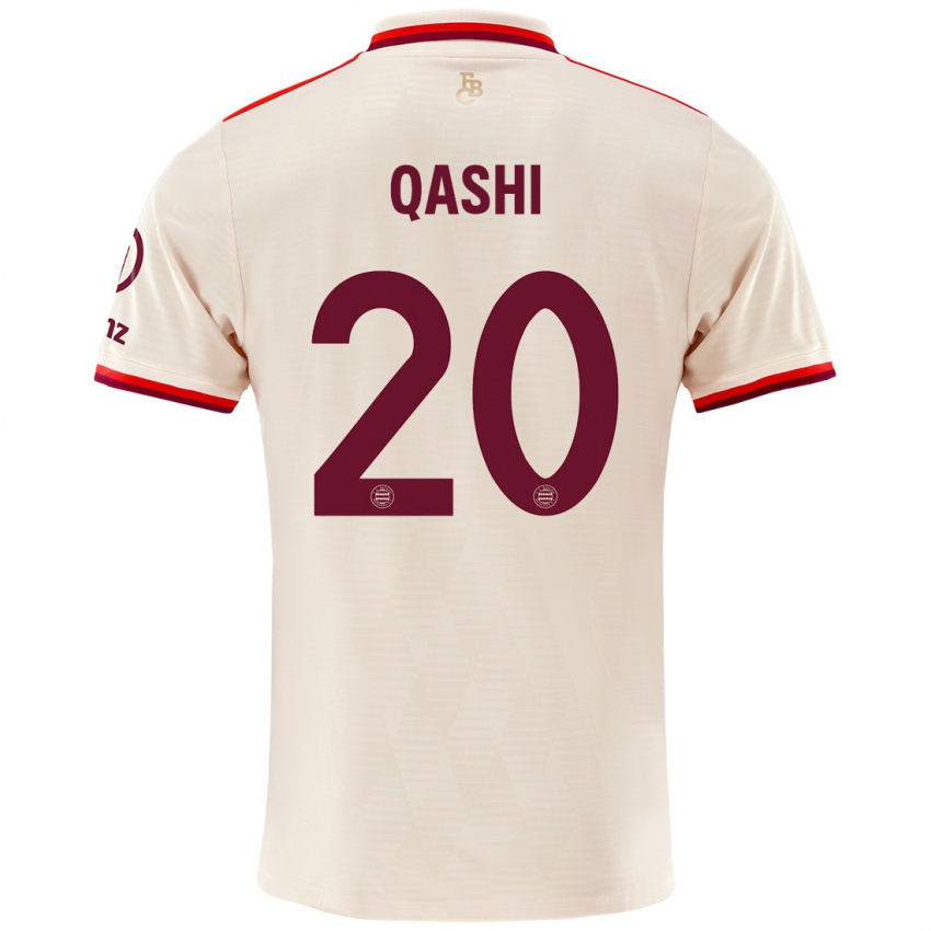 Mænd Yousef Qashi #20 Linned Tredje Sæt Spillertrøjer 2024/25 Trøje T-Shirt