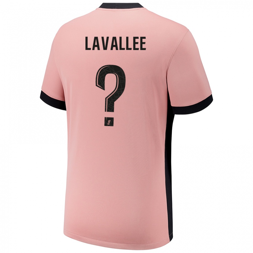 Mænd Lucas Lavallee #0 Rust Lyserød Tredje Sæt Spillertrøjer 2024/25 Trøje T-Shirt