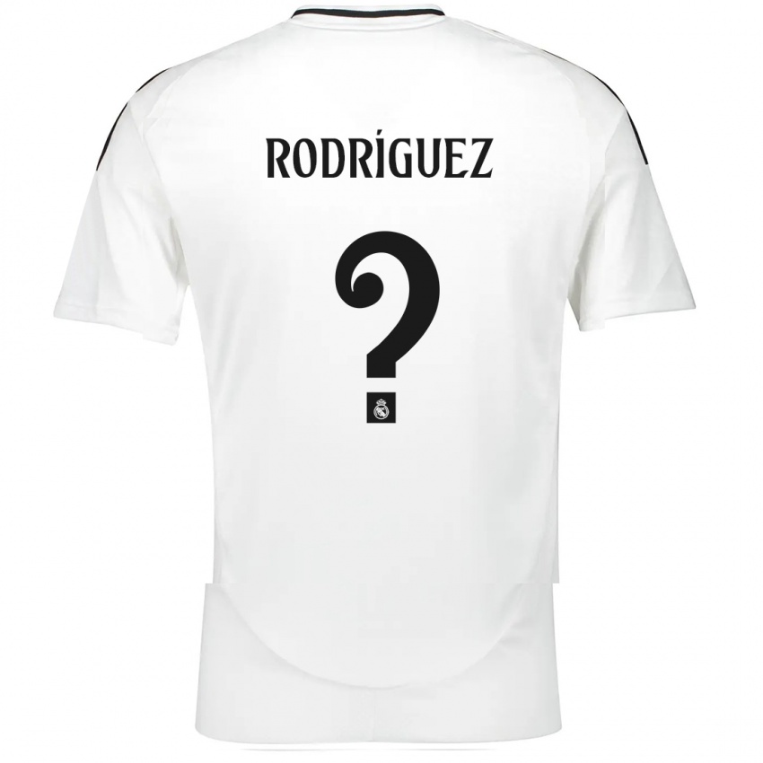 Kvinder Álvaro Rodríguez #0 Hvid Hjemmebane Spillertrøjer 2024/25 Trøje T-Shirt