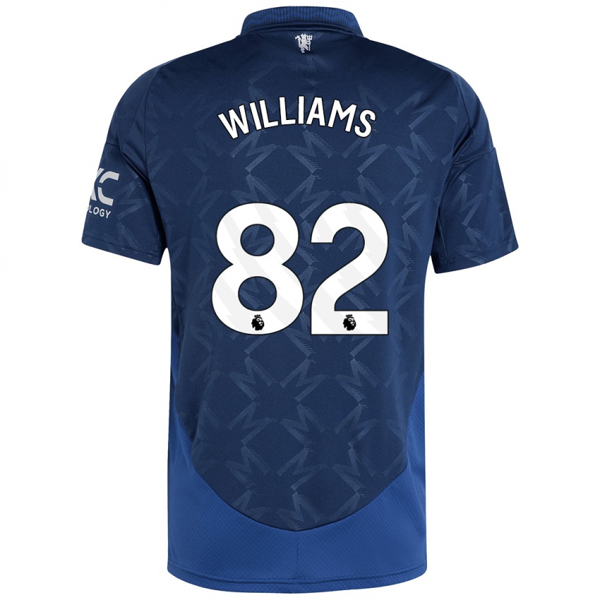 Kvinder Ethan Williams #82 Indigo Udebane Spillertrøjer 2024/25 Trøje T-Shirt