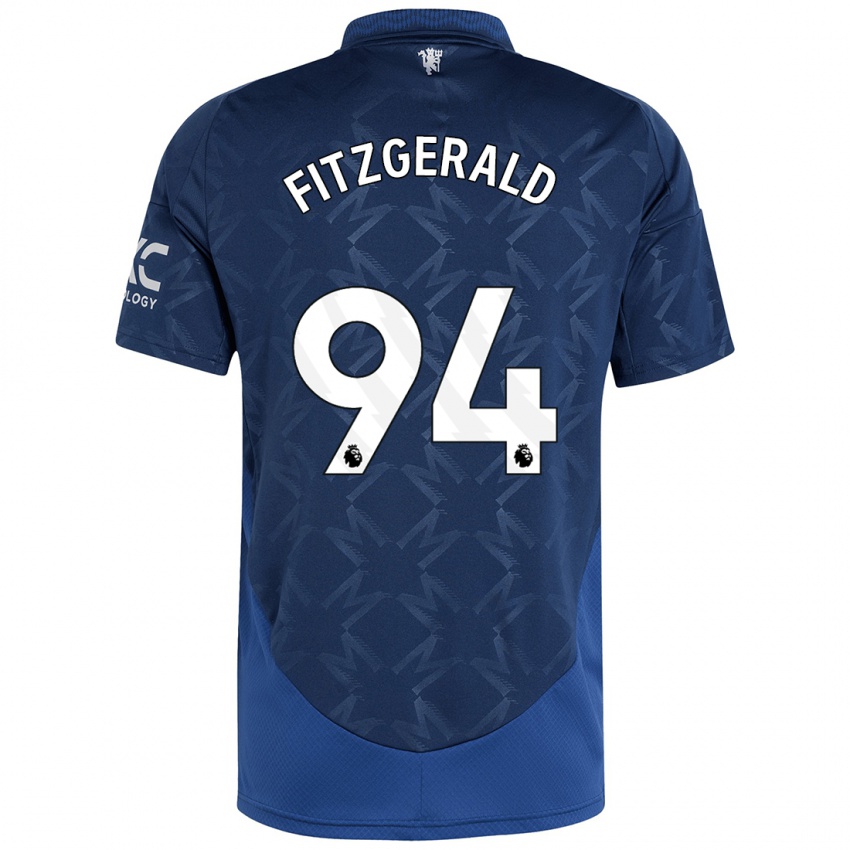 Kvinder Jayce Fitzgerald #94 Indigo Udebane Spillertrøjer 2024/25 Trøje T-Shirt