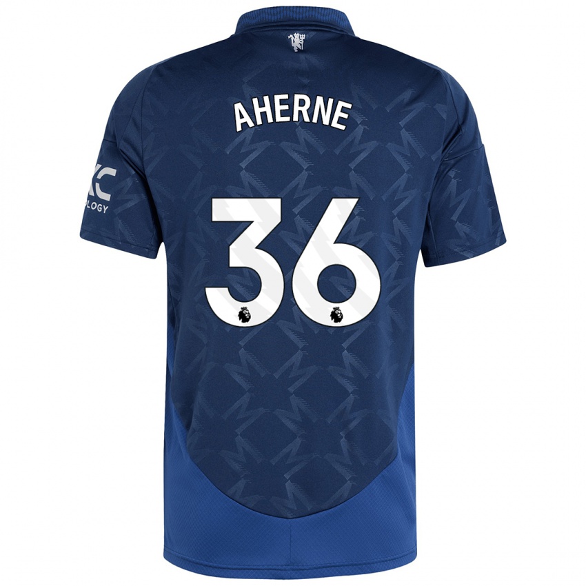 Kvinder Alyssa Aherne #36 Indigo Udebane Spillertrøjer 2024/25 Trøje T-Shirt