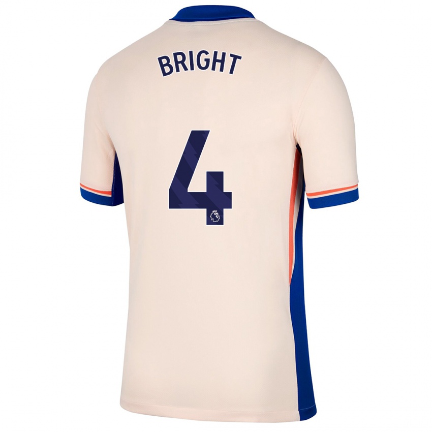 Kvinder Millie Bright #4 Lys Beige Udebane Spillertrøjer 2024/25 Trøje T-Shirt