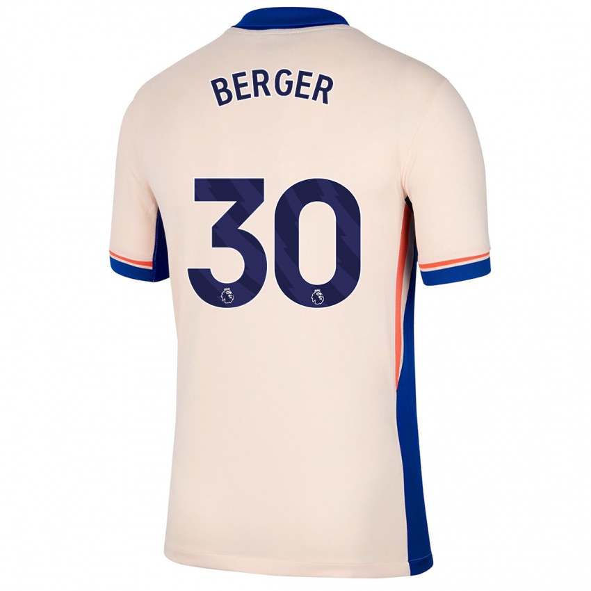 Kvinder Ann-Katrin Berger #30 Lys Beige Udebane Spillertrøjer 2024/25 Trøje T-Shirt