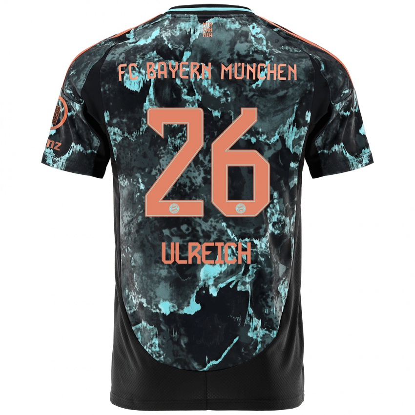 Kvinder Sven Ulreich #26 Sort Udebane Spillertrøjer 2024/25 Trøje T-Shirt