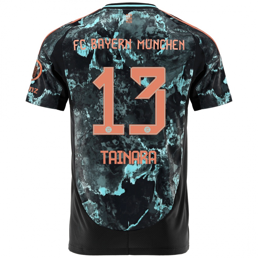 Kvinder Tainara #13 Sort Udebane Spillertrøjer 2024/25 Trøje T-Shirt