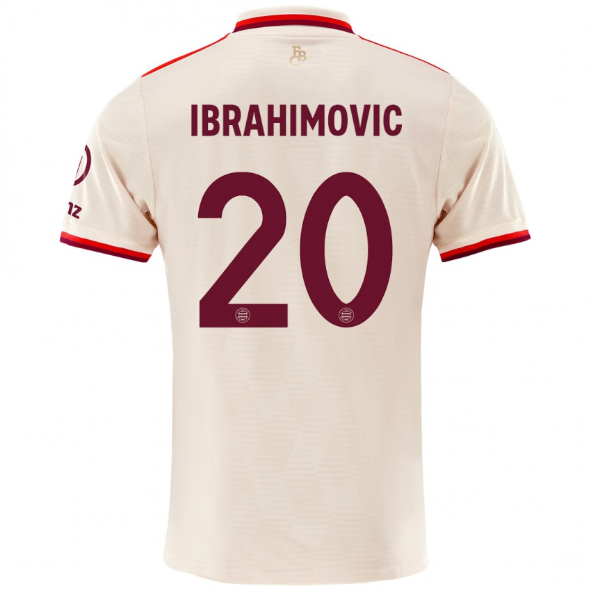 Kvinder Arijon Ibrahimovic #20 Linned Tredje Sæt Spillertrøjer 2024/25 Trøje T-Shirt