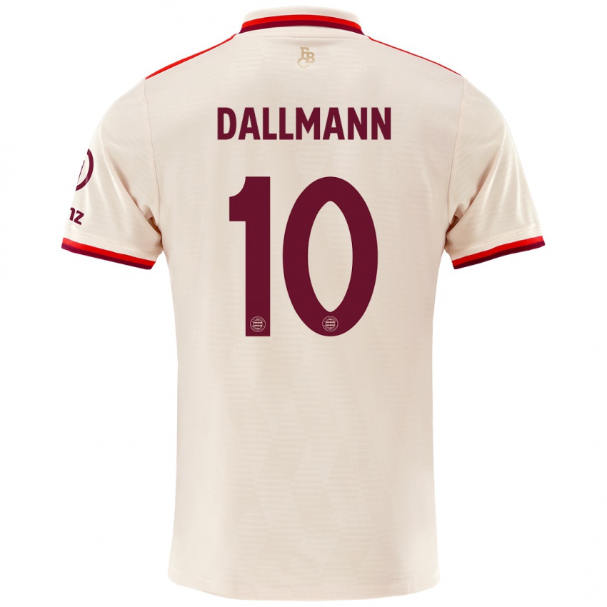 Kvinder Linda Dallmann #10 Linned Tredje Sæt Spillertrøjer 2024/25 Trøje T-Shirt