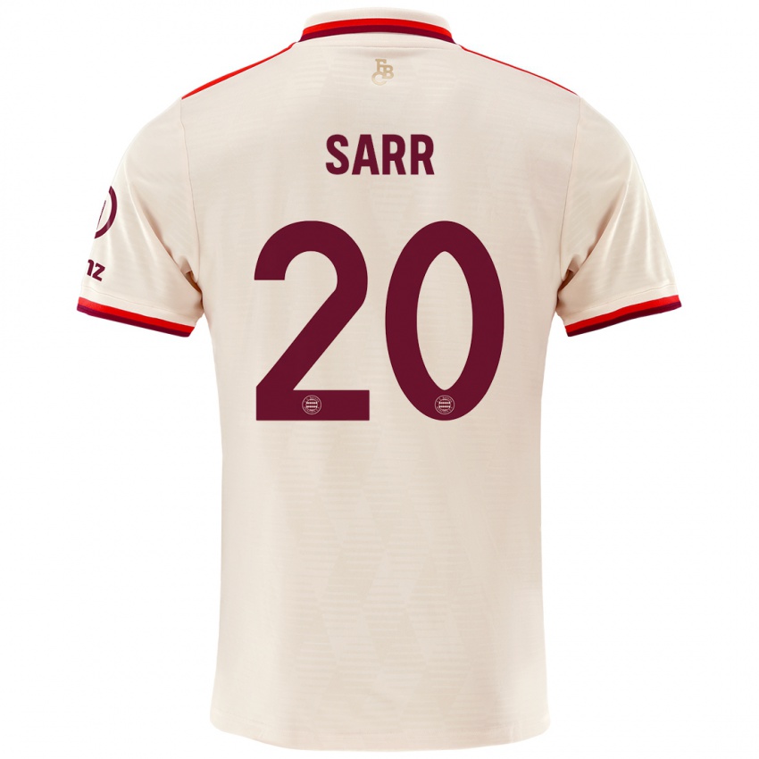 Kvinder Bouna Sarr #20 Linned Tredje Sæt Spillertrøjer 2024/25 Trøje T-Shirt