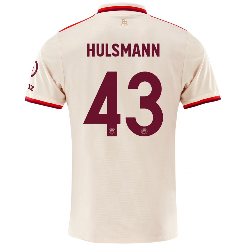 Kvinder Tom Hulsmann #43 Linned Tredje Sæt Spillertrøjer 2024/25 Trøje T-Shirt