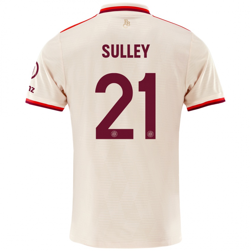 Kvinder Williams Baffour Sulley #21 Linned Tredje Sæt Spillertrøjer 2024/25 Trøje T-Shirt