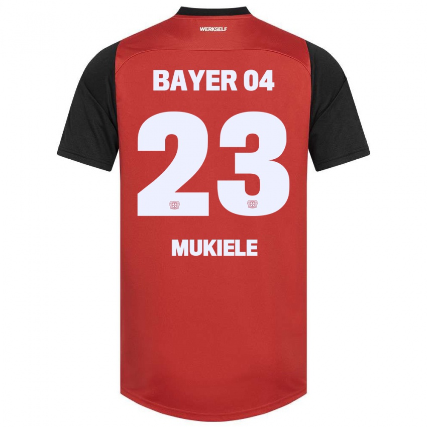 Børn Nordi Mukiele #23 Marineblå Hvid Hjemmebane Spillertrøjer 2024/25 Trøje T-Shirt