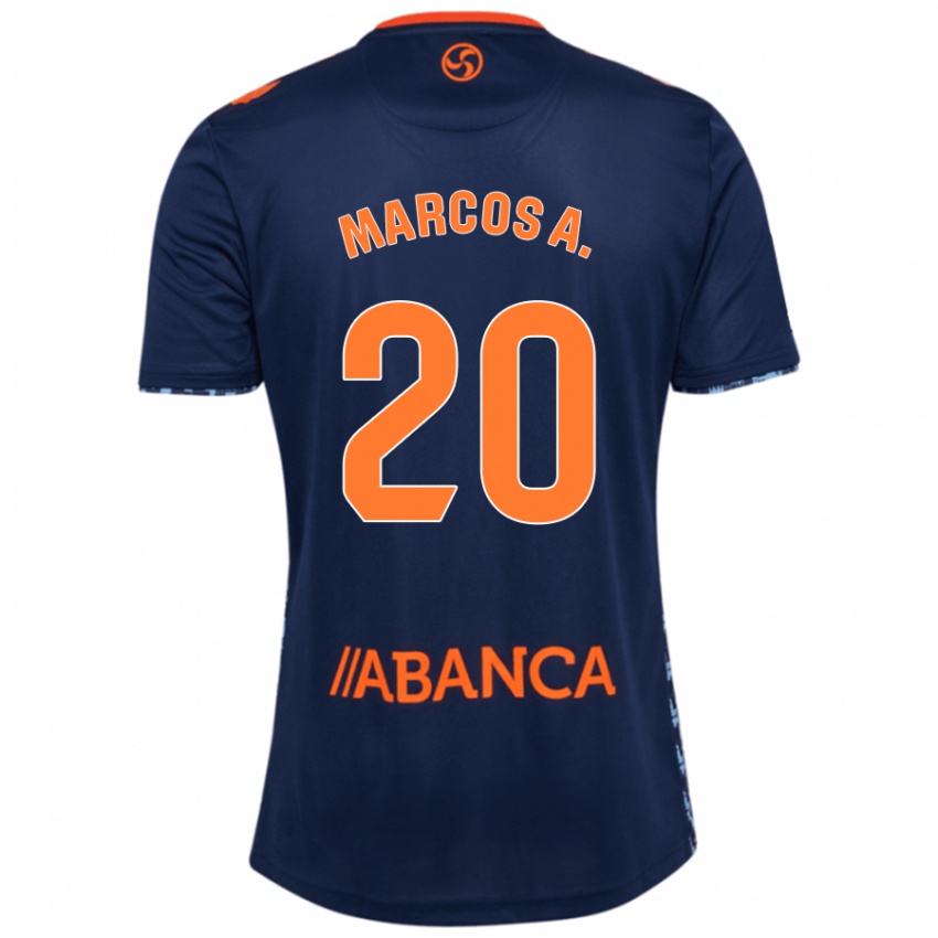 Børn Marcos Alonso #20 Sort Rød Udebane Spillertrøjer 2024/25 Trøje T-Shirt