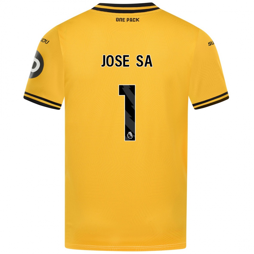 Børn Jose Sa #1 Gul Hjemmebane Spillertrøjer 2024/25 Trøje T-Shirt