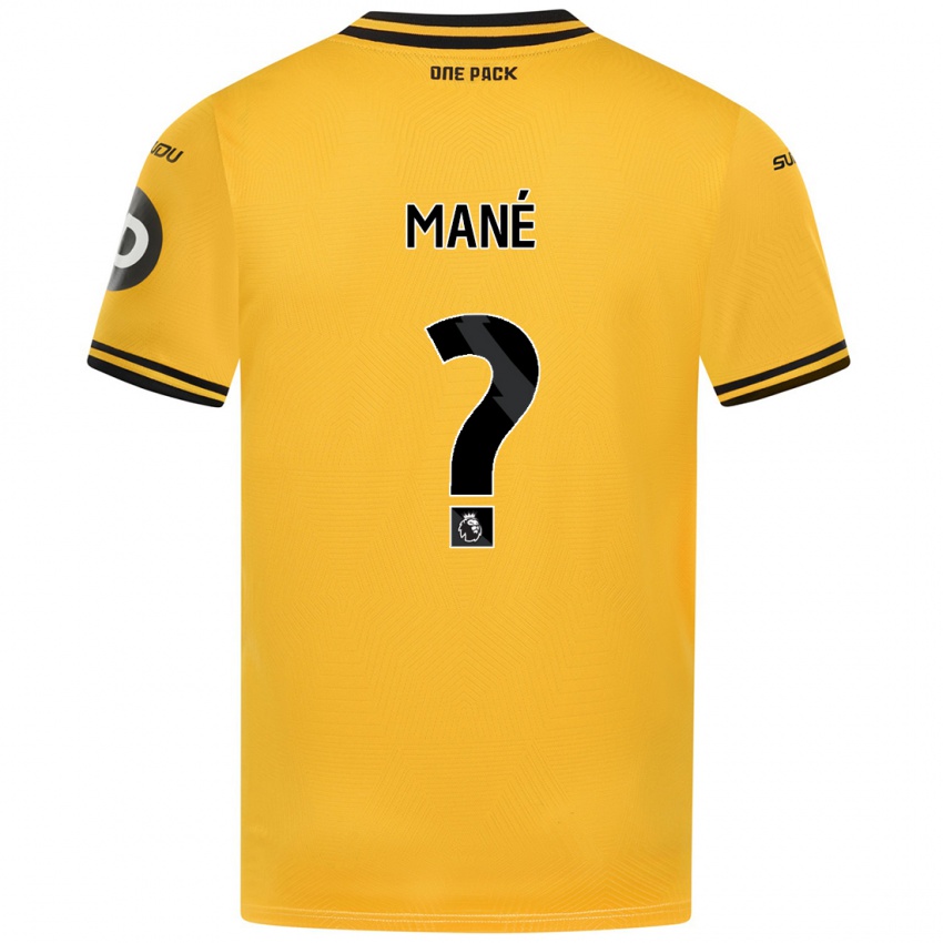 Børn Mateus Mané #0 Gul Hjemmebane Spillertrøjer 2024/25 Trøje T-Shirt