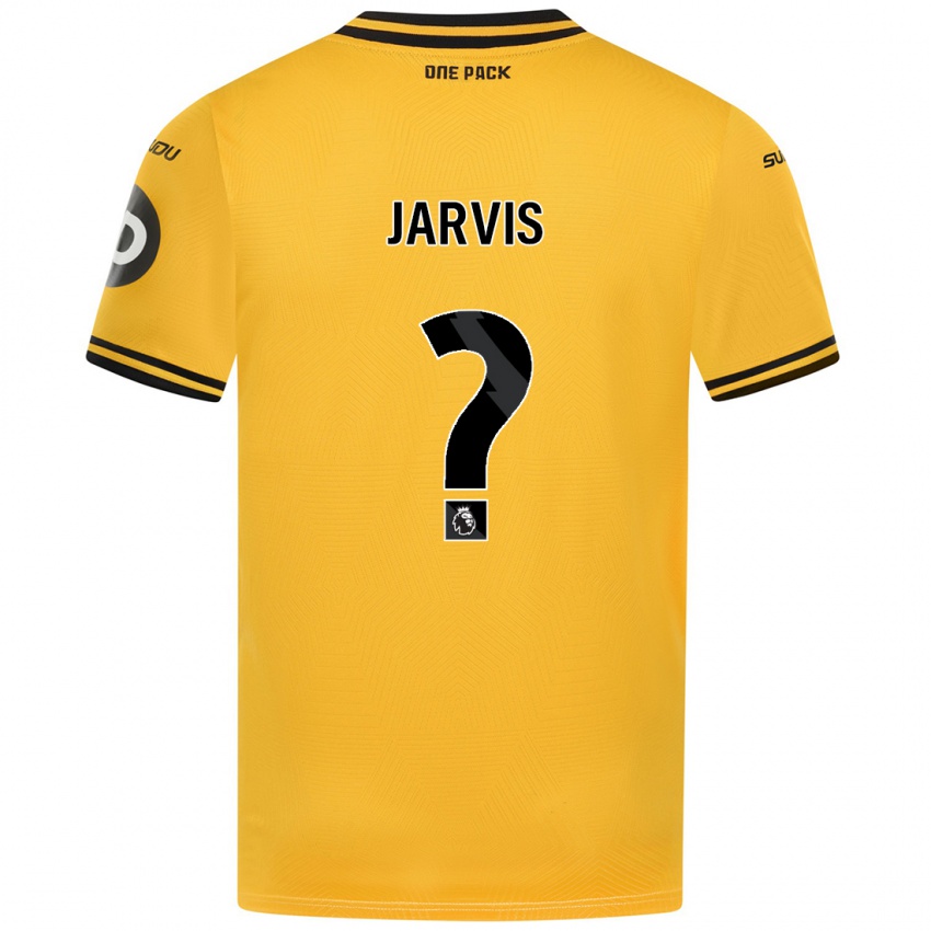 Børn Ryan Jarvis #0 Gul Hjemmebane Spillertrøjer 2024/25 Trøje T-Shirt