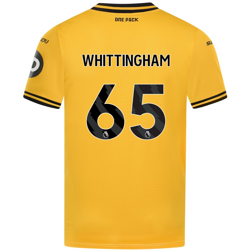 Børn Matthew Whittingham #65 Gul Hjemmebane Spillertrøjer 2024/25 Trøje T-Shirt